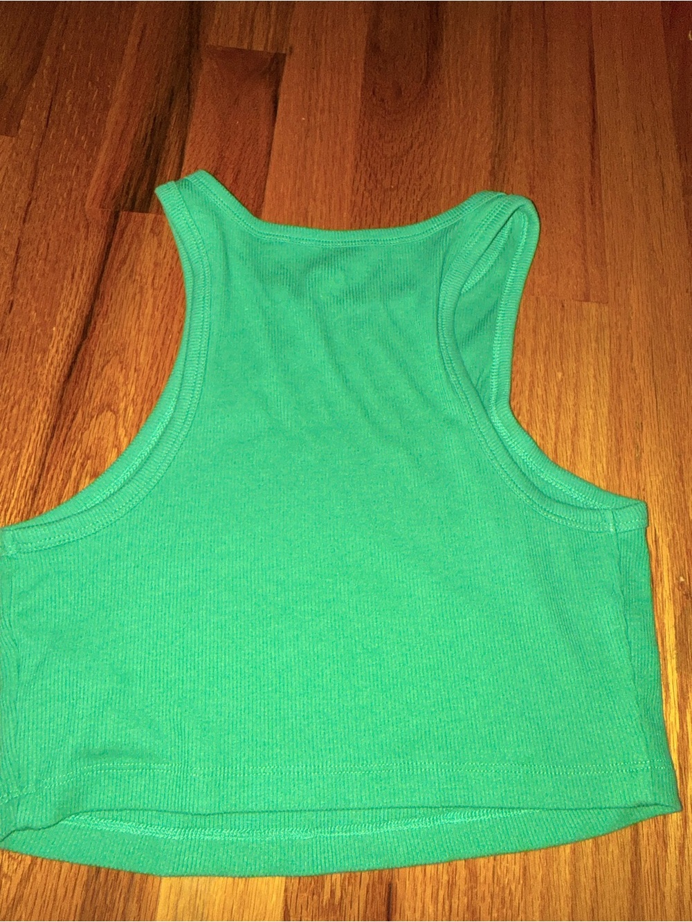 wild fable Green Ribbed Crop Tank Top - womens - Picture 3 of 3
